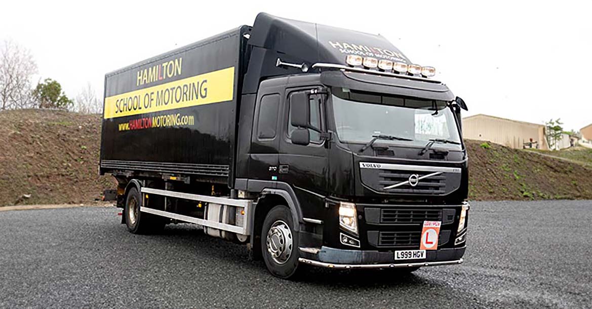 Image of Hamilton School of Motoring HGV and LGV Class 2 lorry