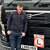 John McNally passing HGV 2 driving test